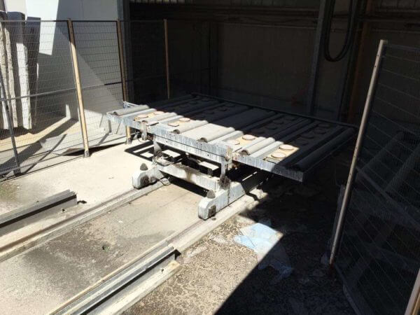 continuous used machine for flaming slabs pellegrini